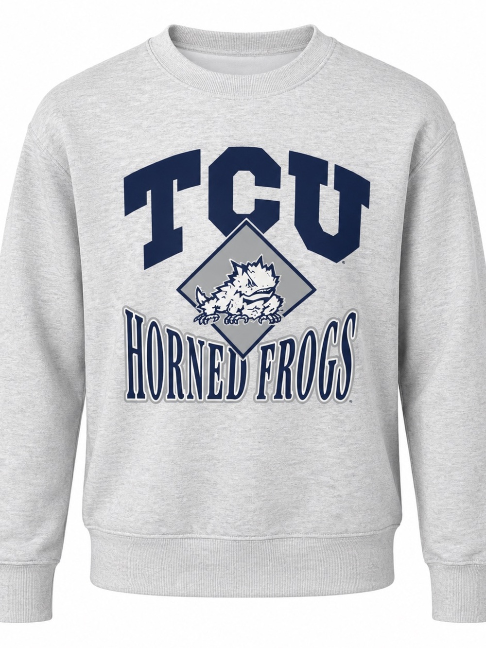 NWT Women’s TCU Horned Frogs Crewneck Sweatshirt Gray XL 16/18 Fleece